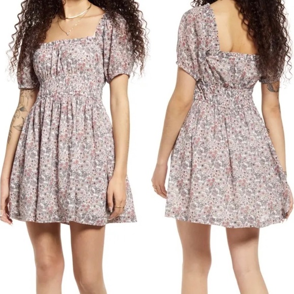 bp Dresses & Skirts - SHIRRED Puff Sleeve Cotton Prairie Dress
BP.